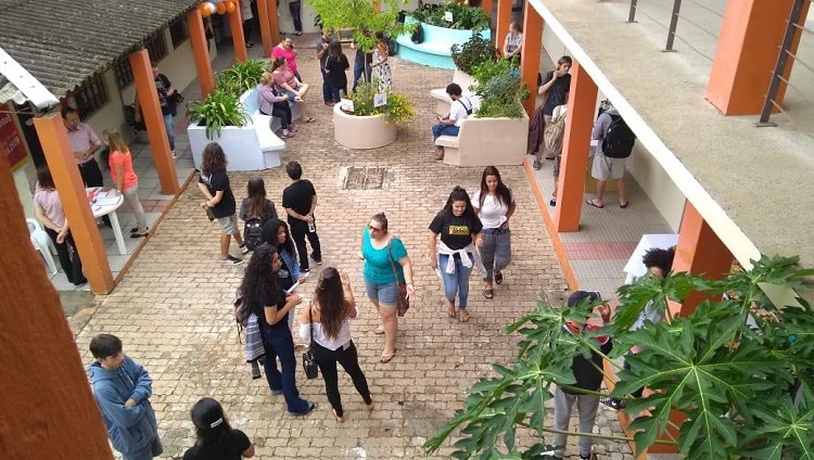 Calouros são recebidos com atividades da Acolhida CIdadã no Campus São Lourenço do Sul